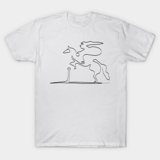 Jump your line - Oneliner T-Shirt